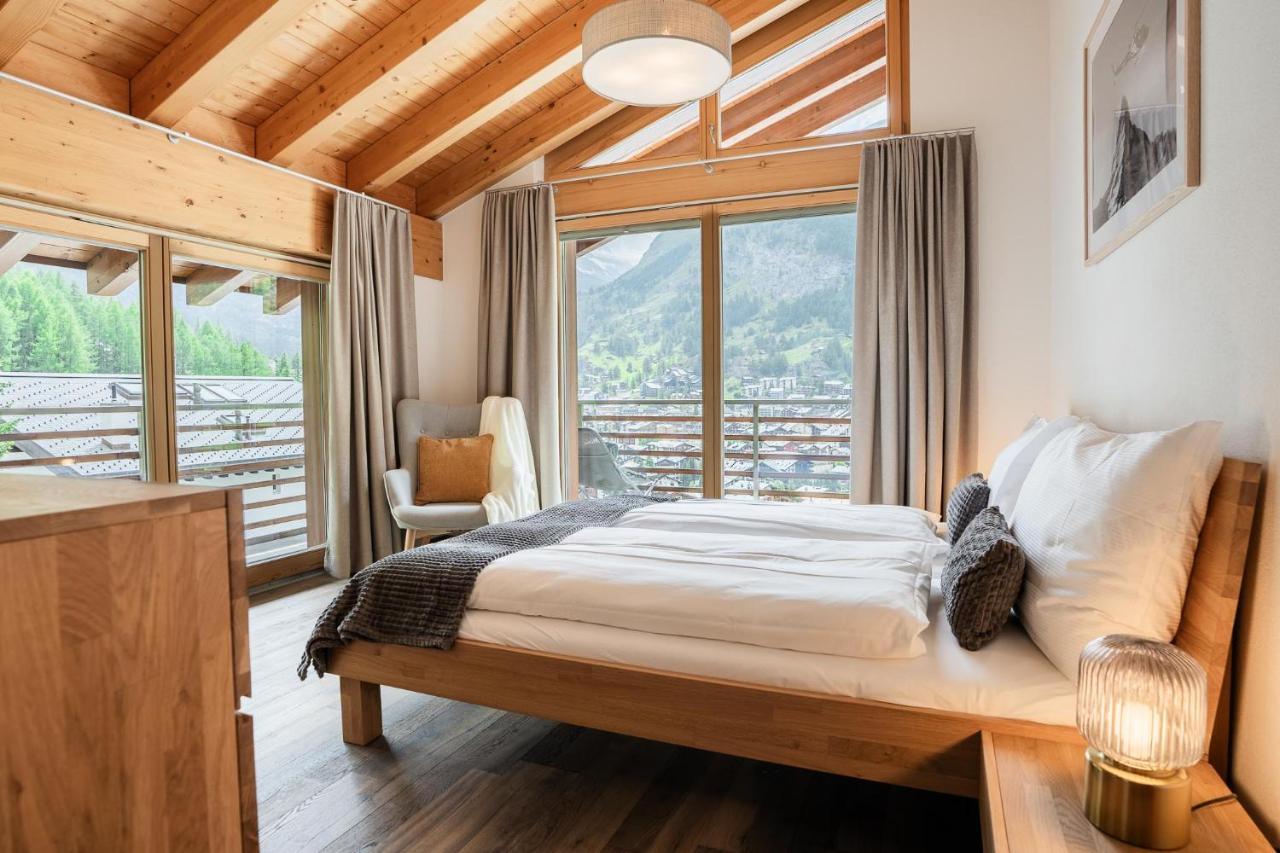 Fantastic Panoramic View Home In Zermatt Dış mekan fotoğraf