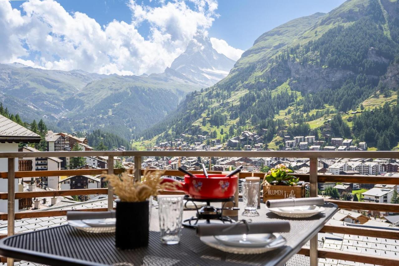 Fantastic Panoramic View Home In Zermatt Dış mekan fotoğraf